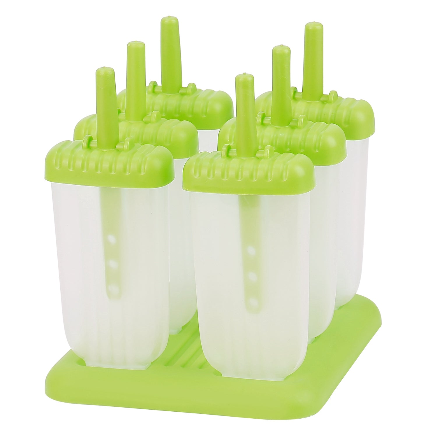 6Pcs Popsicle Molds Reusable Ice Cream DIY Ice Pop Maker Ice Bar Maker Plastic