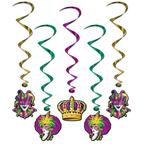Beistle Mardi Gras Whirls | Party Supply | Decoration