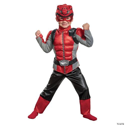 Red Ranger Beast Muscle Child Costume