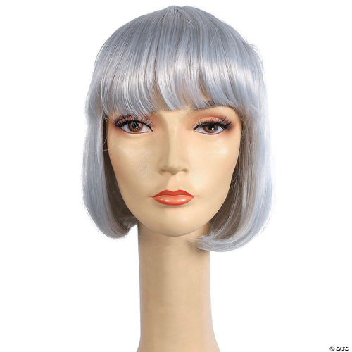 Womens Bargain China Doll Wig | White-Snow