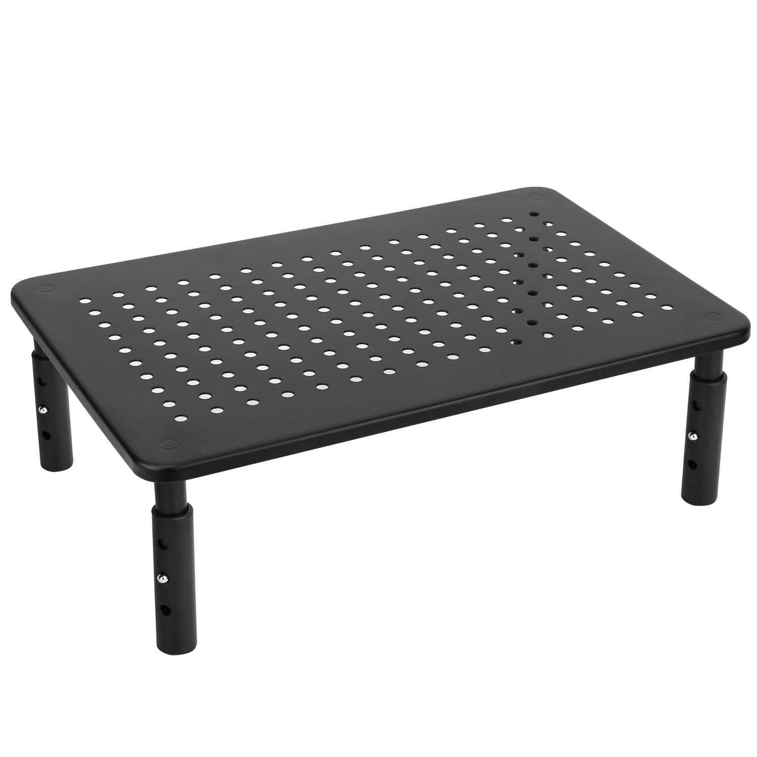 Monitor Stand Riser 3 Height Adjustable Desk Riser Organizer w/ Ventilation