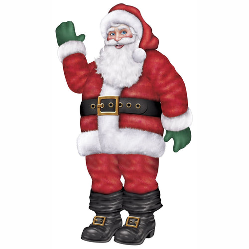 Beistle Large Jointed Santa - Christmas/Winter | Party Supply | Decoration