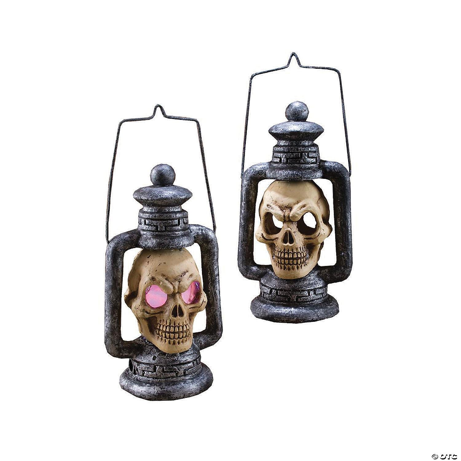 Light-Up Skull Lantern