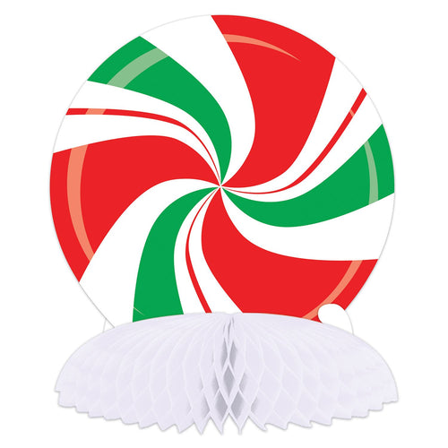 Beistle Peppermint Centerpiece - Christmas/Winter | Party Supply | Decoration