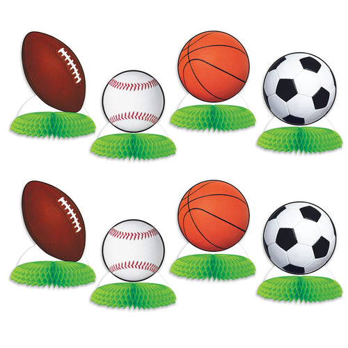 Beistle Sports Ball Mini Centerpieces | Party Supply | Decoration