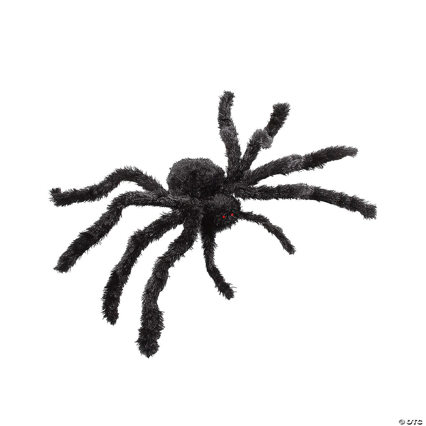 31 1/2" x 7 3/4" Light-Up Animated Walking Fuzzy Spider Halloween Decoration