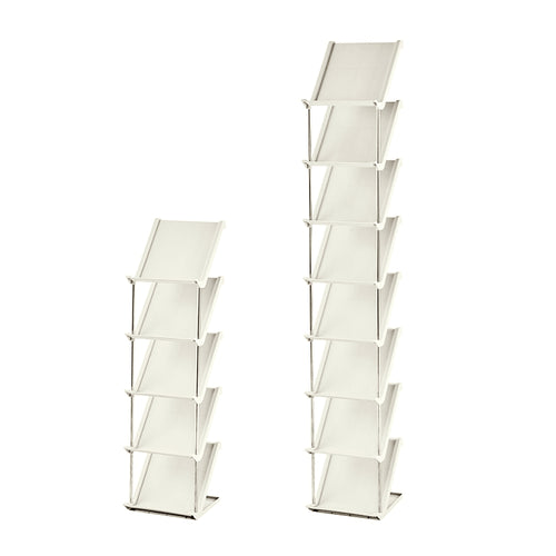 8 Tier Vertical Shoe Rack Narrow Free Standing Storage Organizer for Entryway