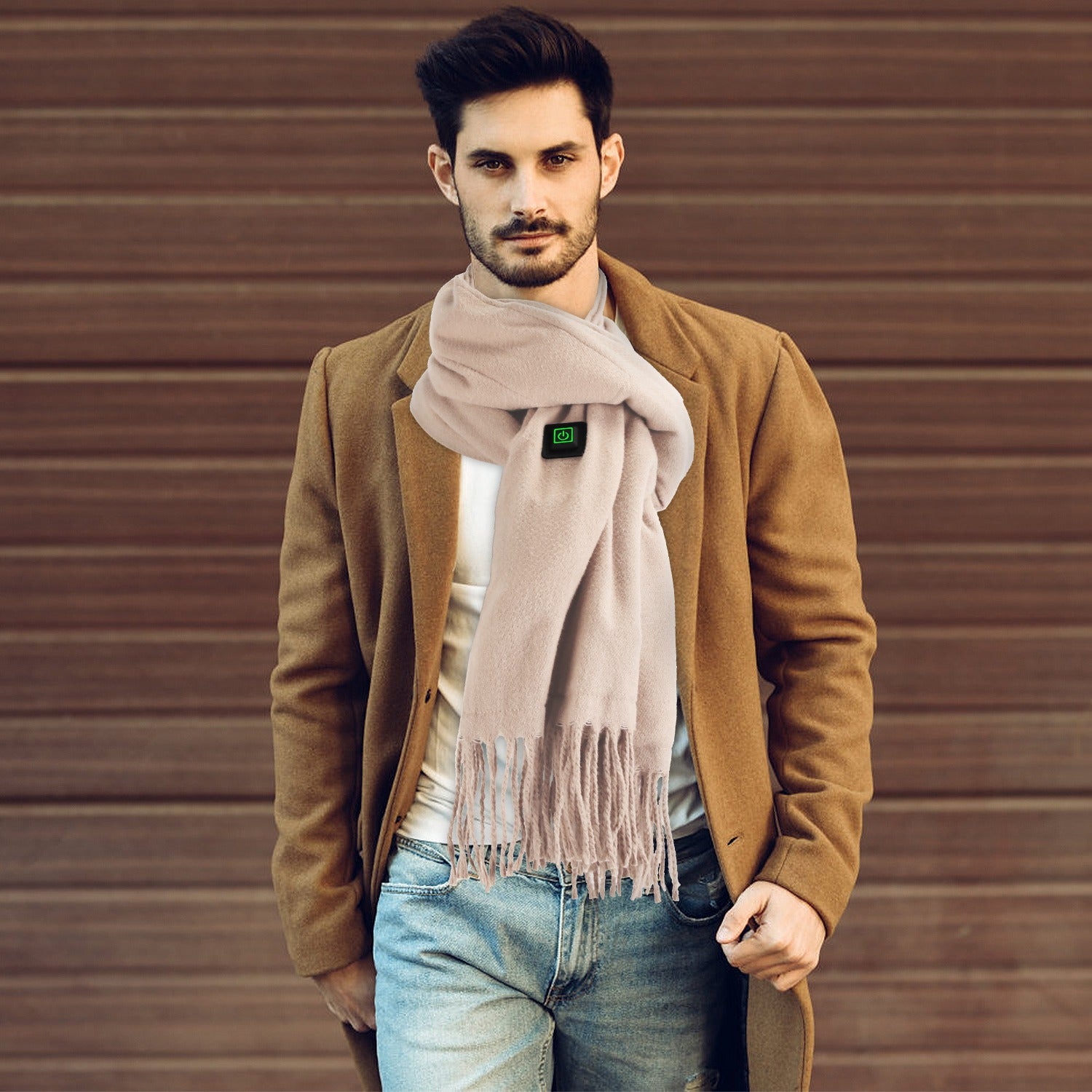 Electric Heated Winter Scarf USB Heating Neck Wrap Unisex Heated Neck Shawl