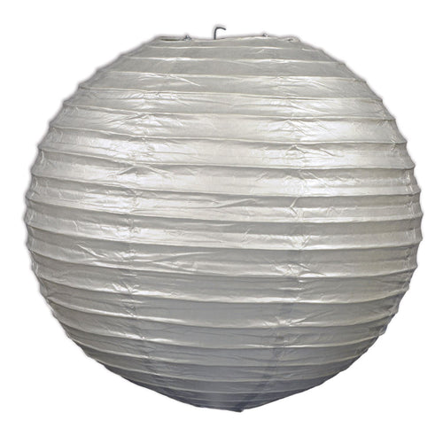 Beistle Silver Paper Lanterns - General Occasion | Party Supply | Decoration