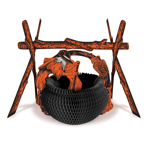 Beistle Vintage Rustic Fireplace Centerpiece - Halloween-Vintage | Party