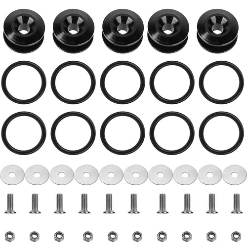 5Set Car Quick Release Bumper Fasteners Front Rear Bumper Holders Trunk Fender