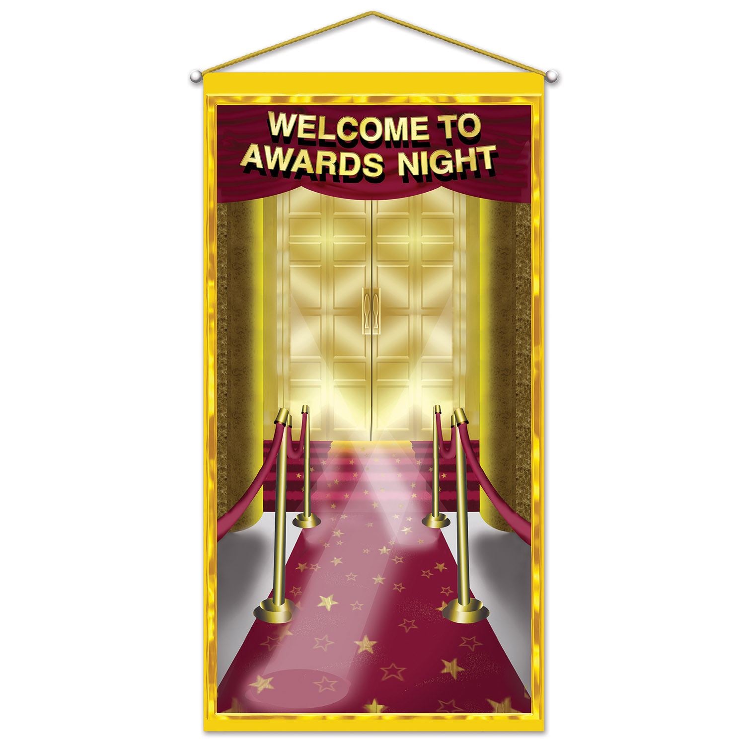 Beistle Awards Night Door Panel - Party Supply Decoration for Awards Night