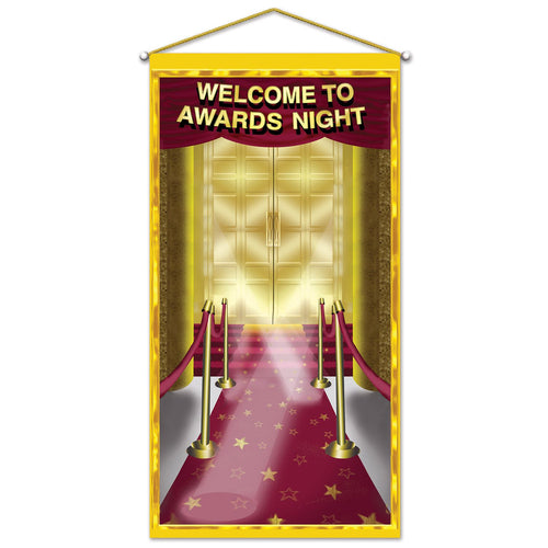 Beistle Awards Night Door Panel - Party Supply Decoration for Awards Night