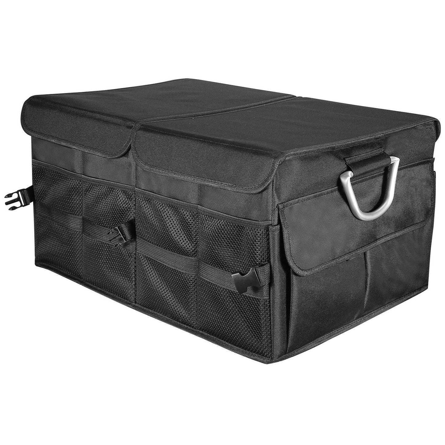 Car Trunk Organizer Collapsible Multi-Compartments Storage Cargo Box/ Cover