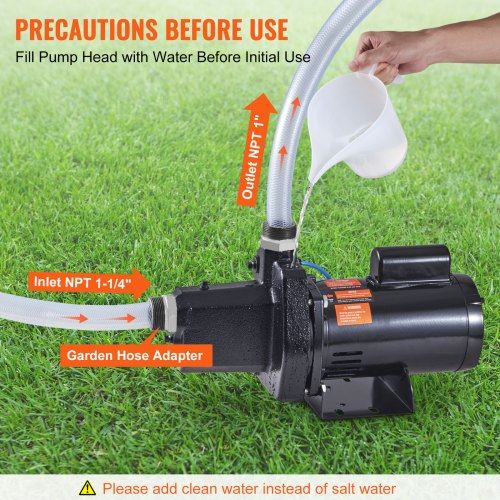 1.5 HP Cast Iron Sprinkler/Irrigation Pump 115/230 Volt 66 GPM 3450 RPM