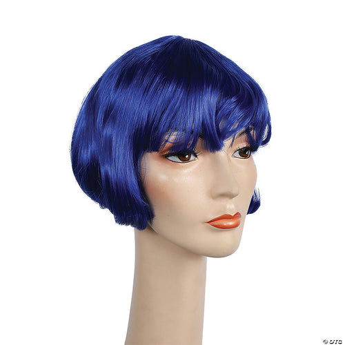 Womens Bargain Lulu Wig | Blue-Royal