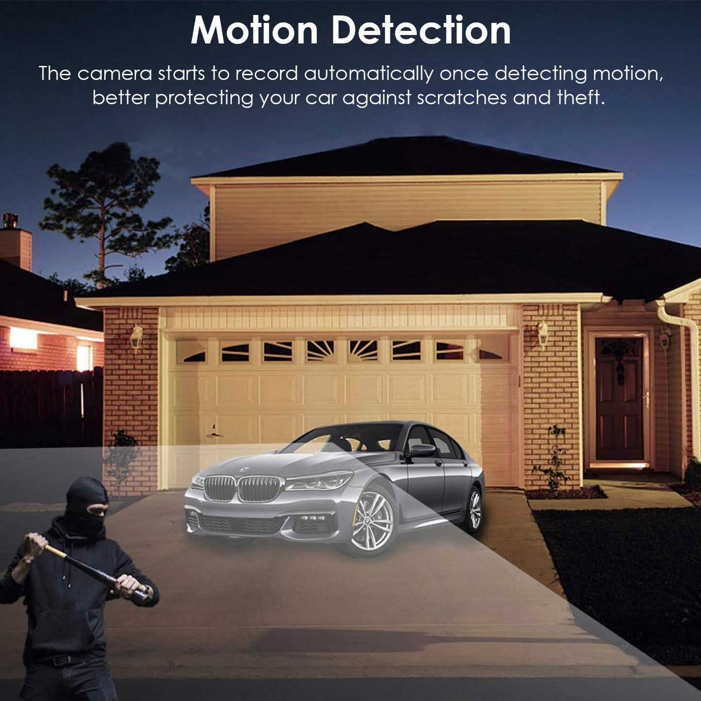 720P Dual Dash Cam Car Camera Recorder Looping Recording Car DVR Driving