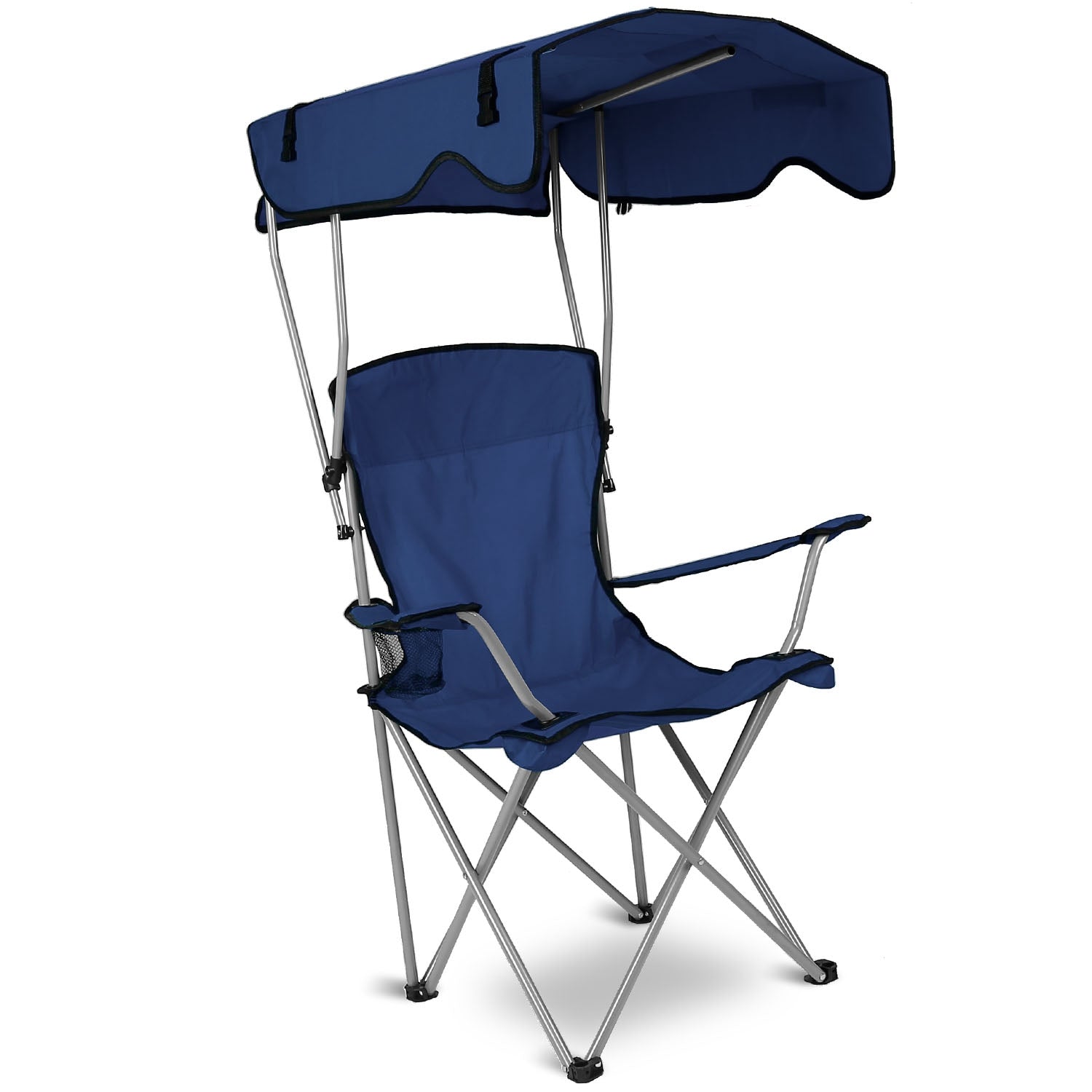 Foldable Beach Canopy Chair Sun Protection Camping Lawn Canopy Chair 330LBS 5755