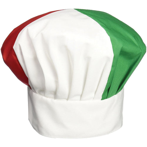Beistle Red, White, and Green Oversized Chef's Hat - Italian | Party Supply