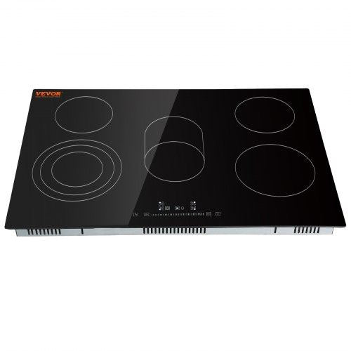 Built in Electric Stove Top 30.3 x 20.5 inch 5 Burners 240V Glass Radiant