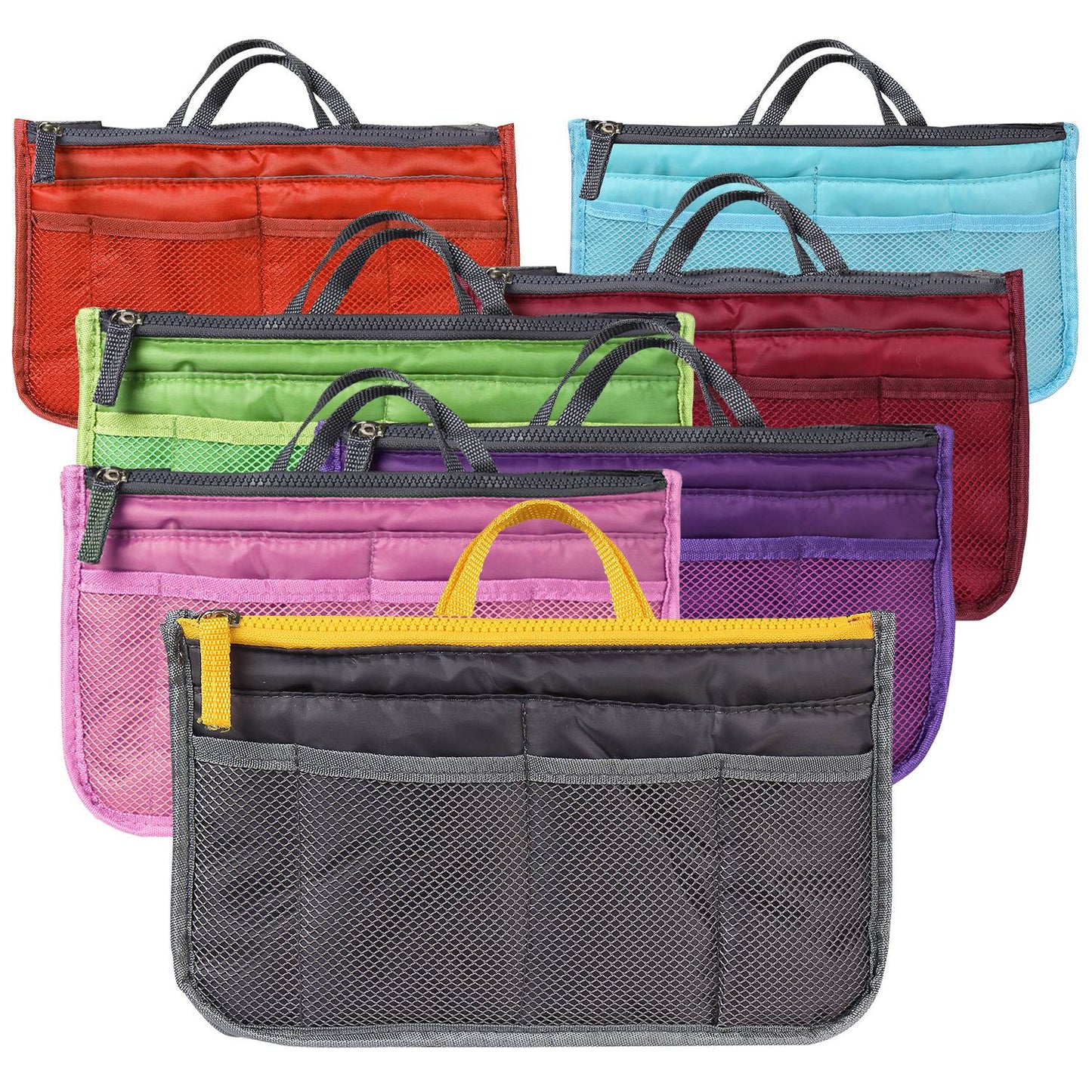 Women Lady Travel Insert Handbag Organiser Makeup Bags Toiletry Purse Liner 9094