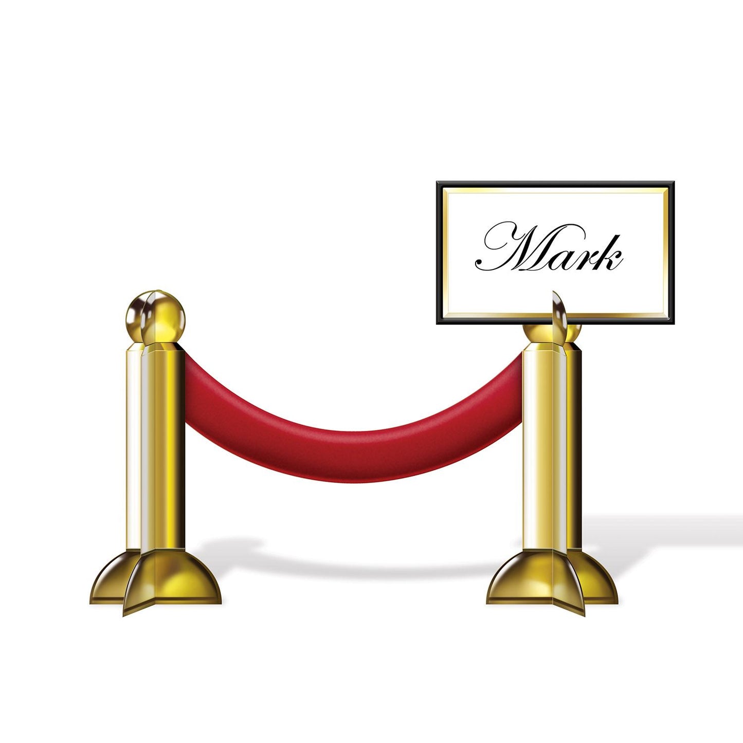 Beistle Stanchion Place Cards - Awards Night | Party Supply | Decoration