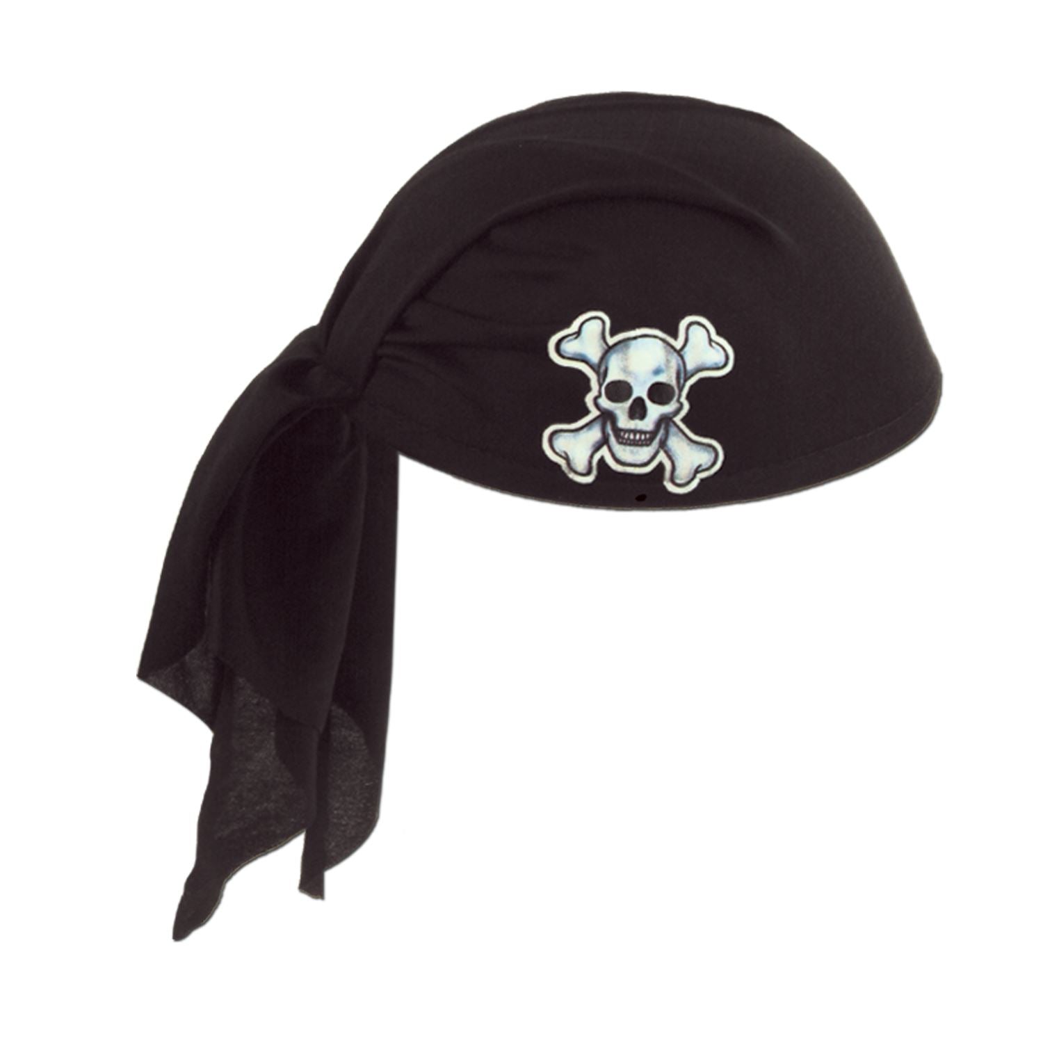 Beistle Black Pirate Scarf Hat | Party Supply | Decoration