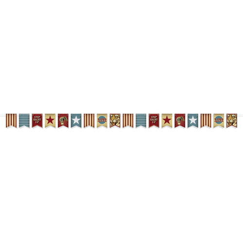 Beistle Vintage Circus Streamer | Party Supply | Decoration