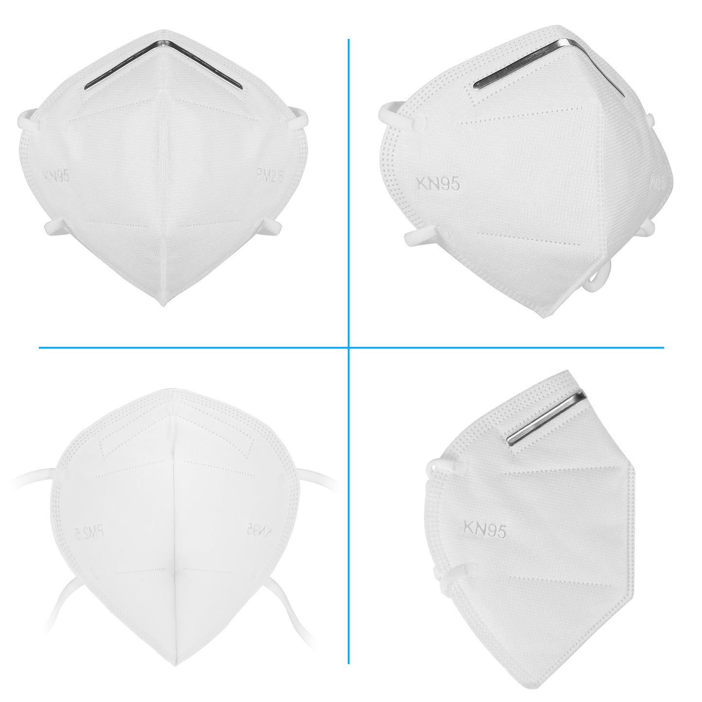 10 PCS Disposable KN95 Mask FFP2 Soft Breathable Protective Mask 95% Filtration