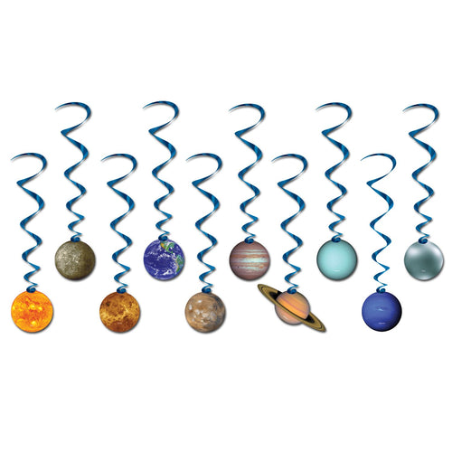 Beistle Solar System Whirls - Space | Party Supply | Decoration