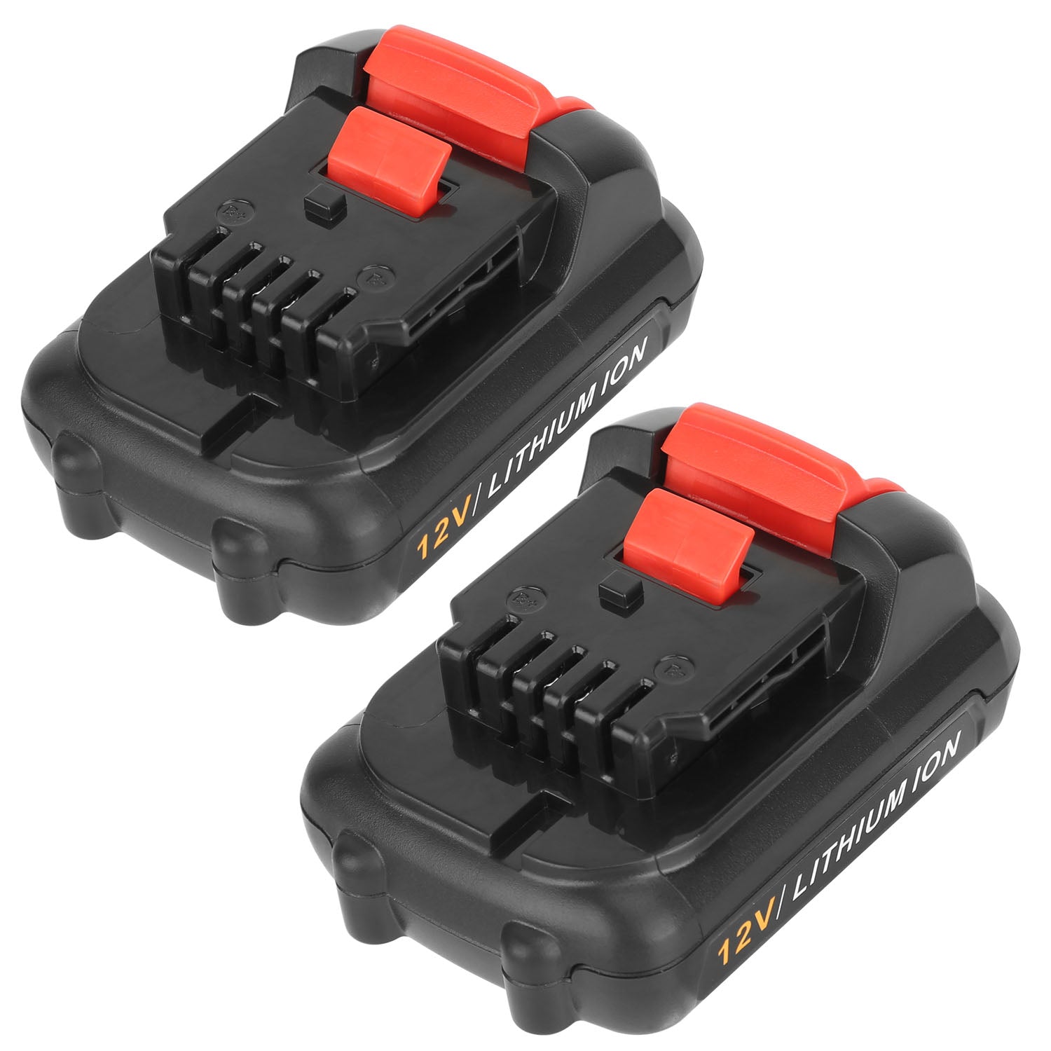 2 Packs 12V Li-ion Power Tool Battery Replacement Compatible with Dewalt DCB123