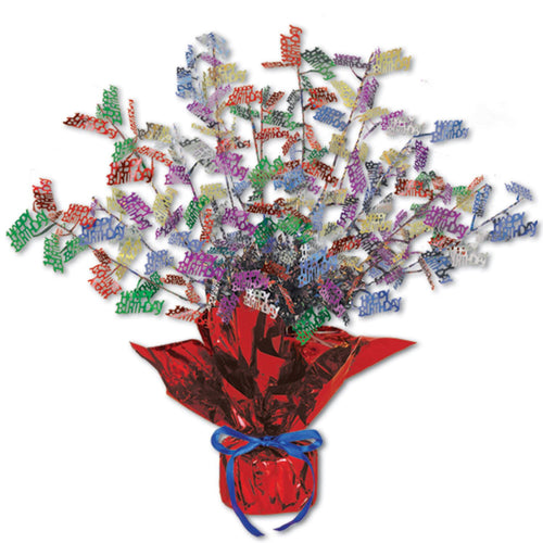 Beistle Birthday Gleam N Burst Centerpiece | Party Supply | Decoration