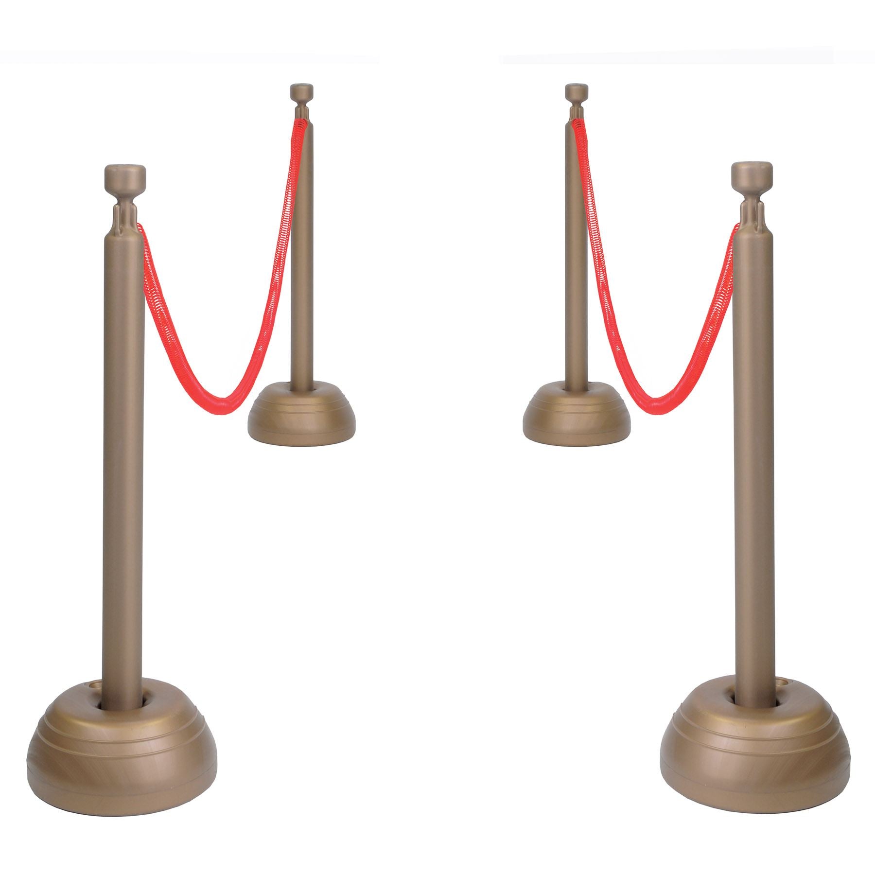 Beistle Red Rope Stanchion Set - Awards Night | Party Supply | Decoration