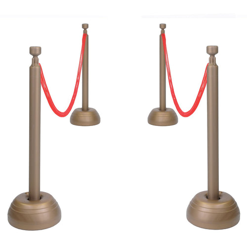 Beistle Red Rope Stanchion Set - Awards Night | Party Supply | Decoration