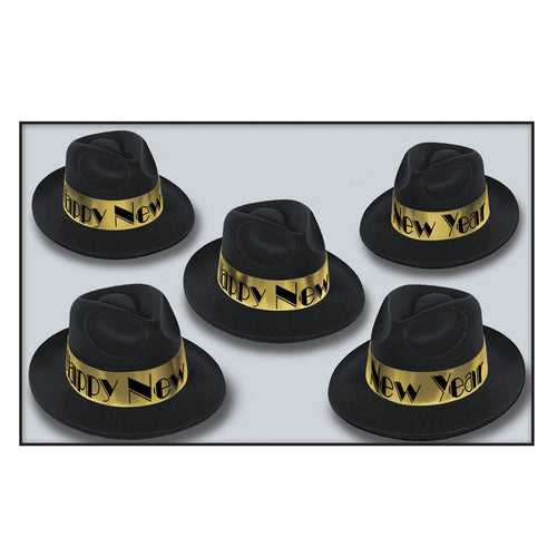 Beistle Gold Swing Fedora - New Years | Party Supply | Decoration