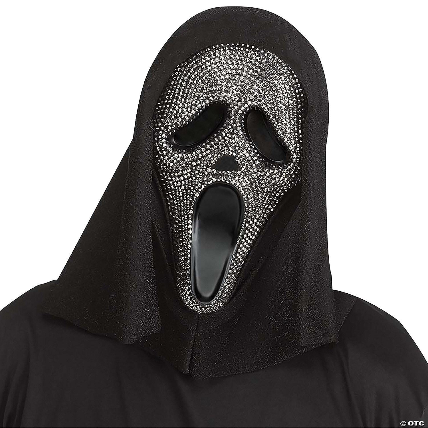 Adults Scream Ghostface Mask with Crystal Stones | Halloween Decoration