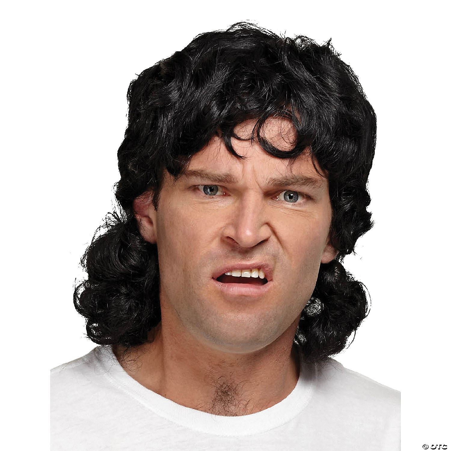 Mullet Wig Black