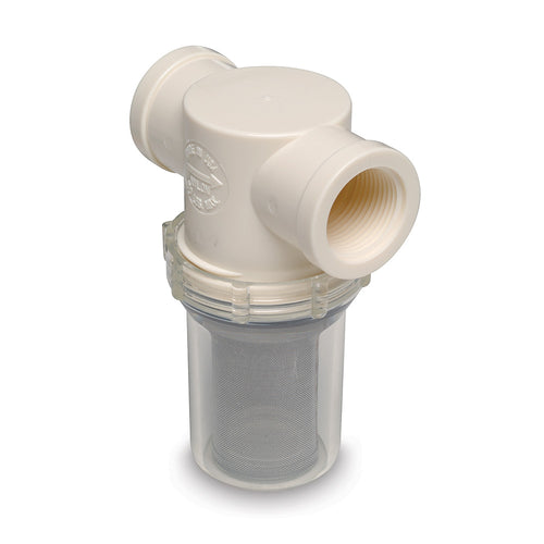 Shurflo by Pentair 1-1/4" Raw Water Strainer w/Bracket Fittings - 20 Mesh [253-401-01]