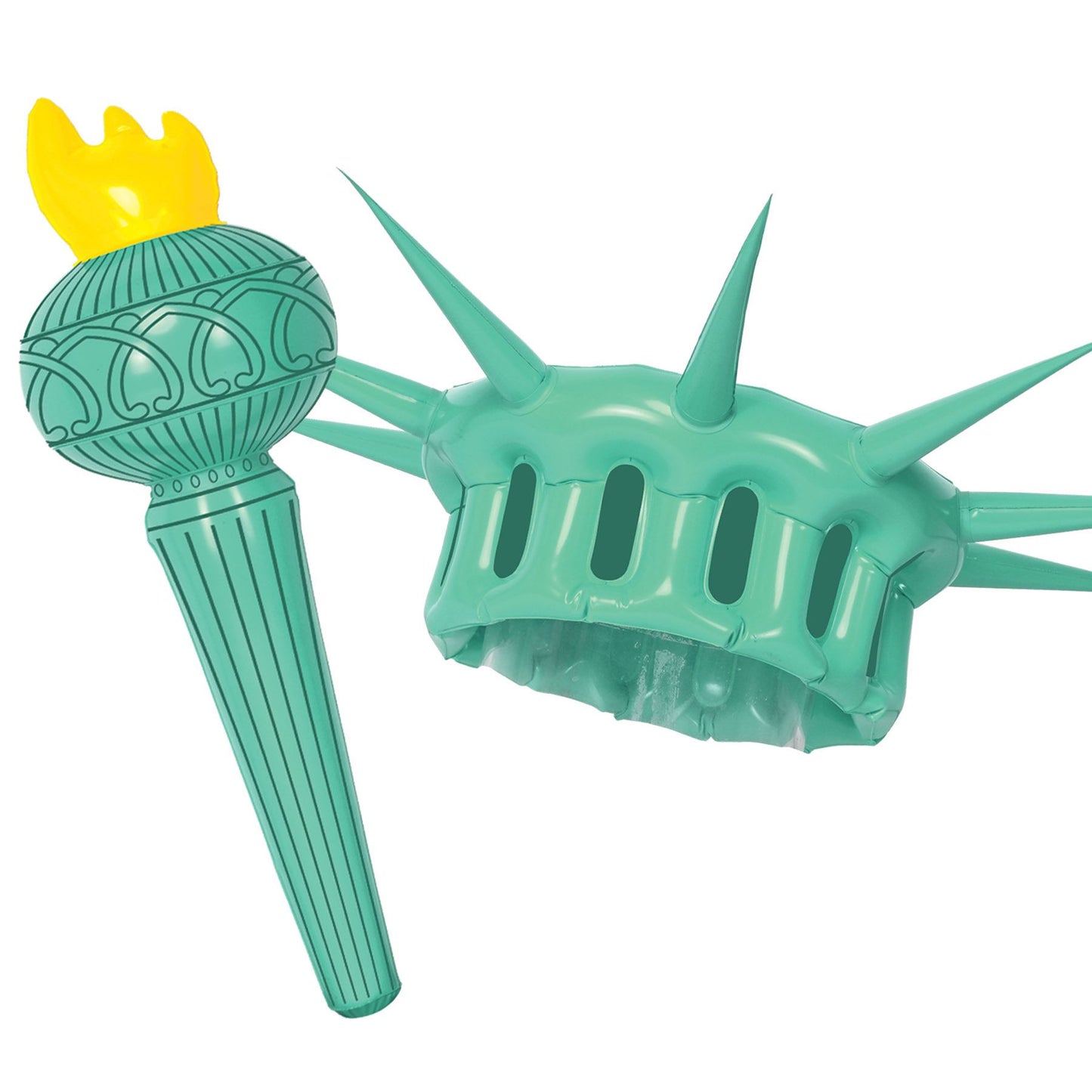 Beistle Inflatable Statue Of Liberty Wearable Set - Patriotic | Party Supply
