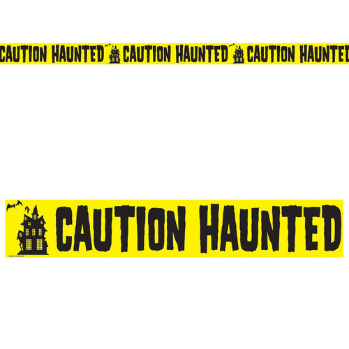 Beistle Caution Haunted Party Tape - Halloween | Party Supply | Decoration