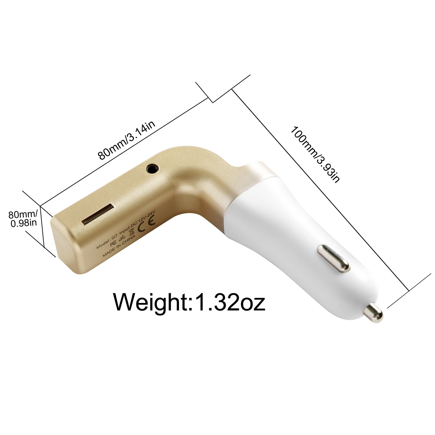 Car Wireless FM Transmitter USB Charger Hands-free Call MP3 Player TF Card