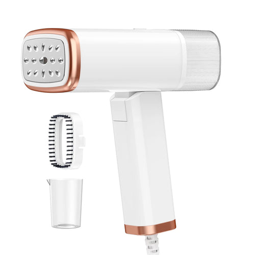 1000W Portable Handheld Clothes Steamer with Brush Foldable Travel Electric