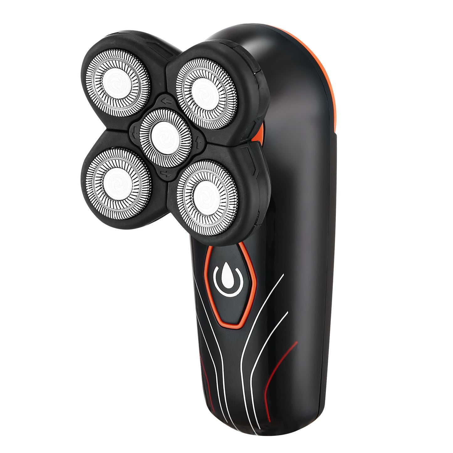 4D Electric Shavers Razor IPX7 Waterproof Wet & Dry 5 Floating Head Rotary