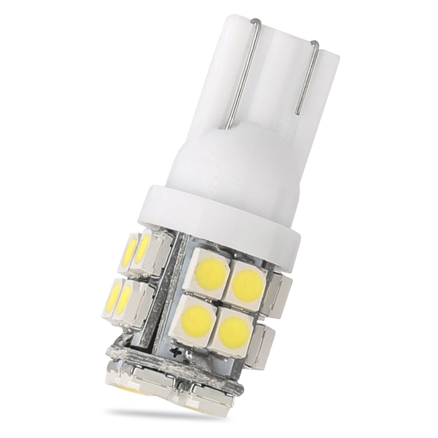 10Pcs 12V T10 LED Light Bulb Wedge Base Interior Dome Map LED Lights License