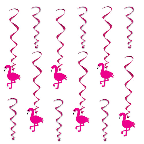 Beistle Flamingo Whirls - Luau | Party Supply | Decoration