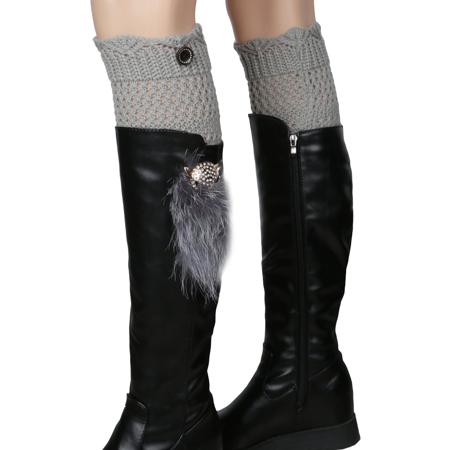 Women Winter Crochet Knit Leg Warmers Apparel & Jewelry Women Apparel