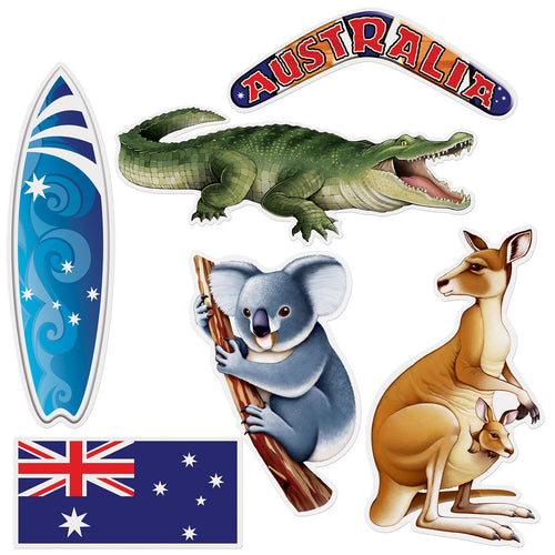 Beistle Australian Cutouts | Party Supply | Decoration