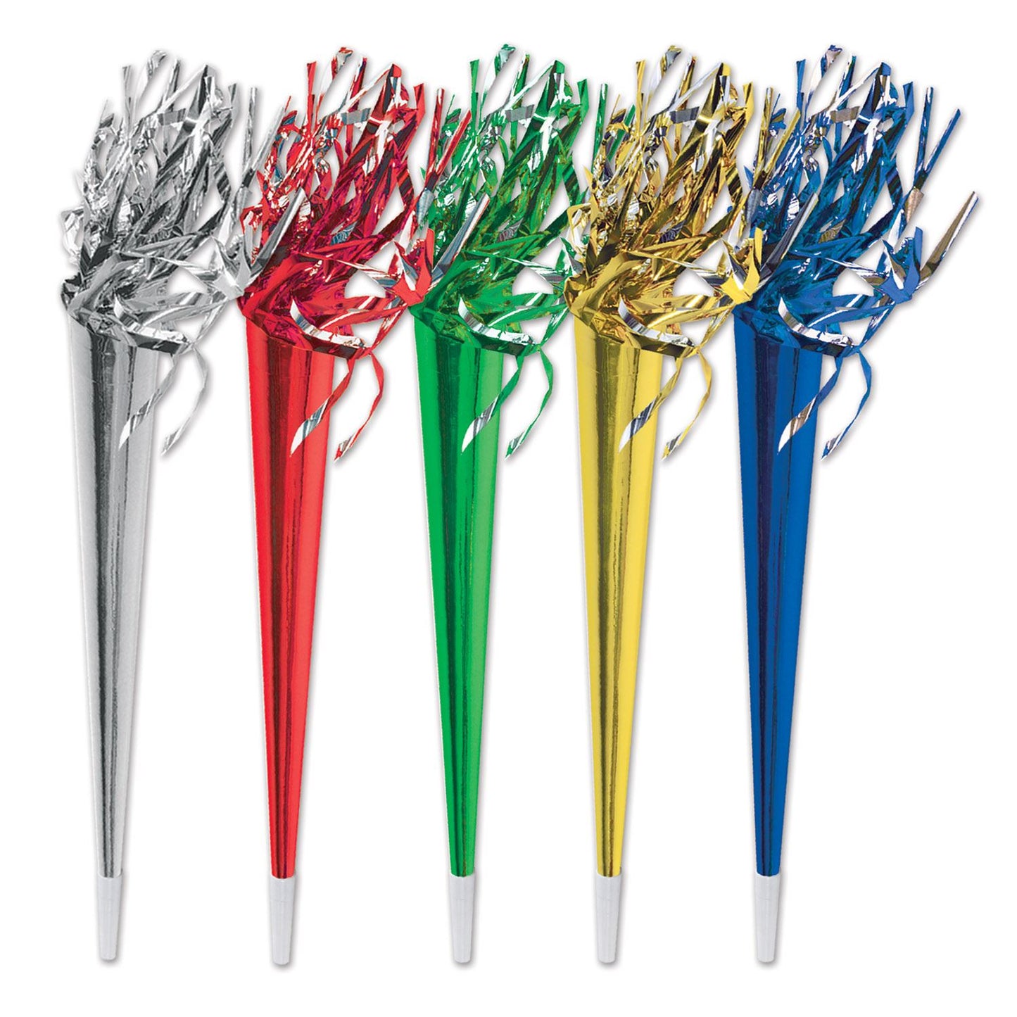 Beistle Jumbo Tasseled Trumpets (Assorted Colors) - New Years | Party Supply