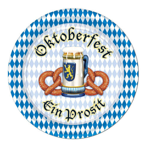 Beistle Oktoberfest Dessert Plates | Party Supply | Decoration