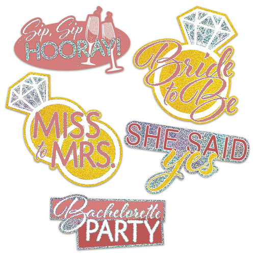 Beistle Bachelorette Cutouts | Party Supply | Decoration